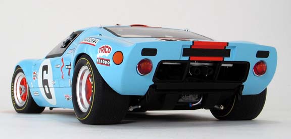 I like the connotations of the Gulf GT40 cars Image